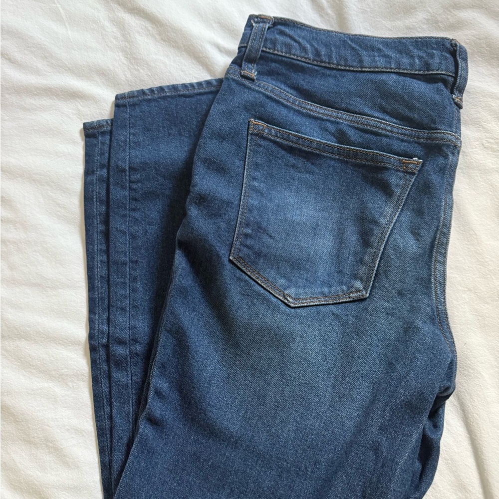 J.Crew Classic Straight Blue Denim Jeans, Sz 27P